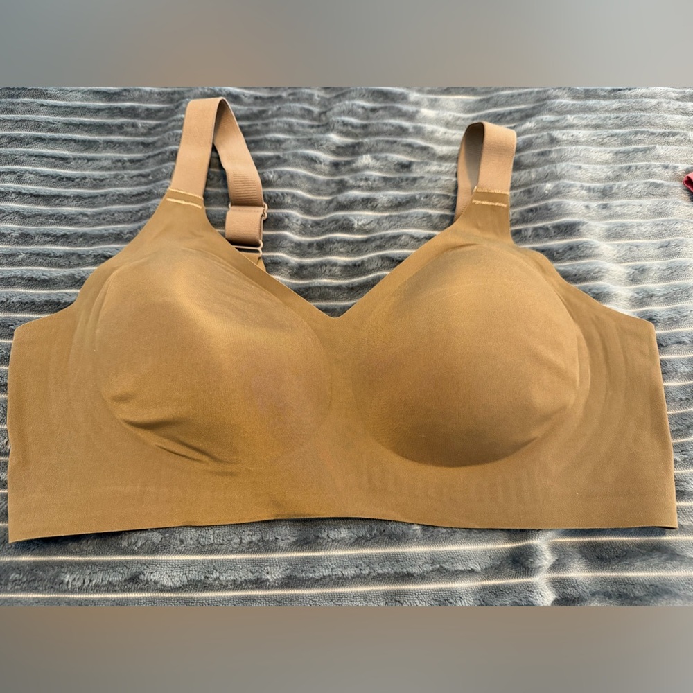 Elegant Tan Wireless Bra